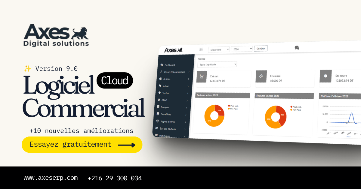 AXES ERP v9.0 est arriv&eacute; !